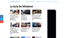Desktop Screenshot of laguiadewindows.com
